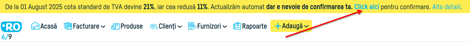 Cum actualizezi automat cotele de TVA - pasul 1