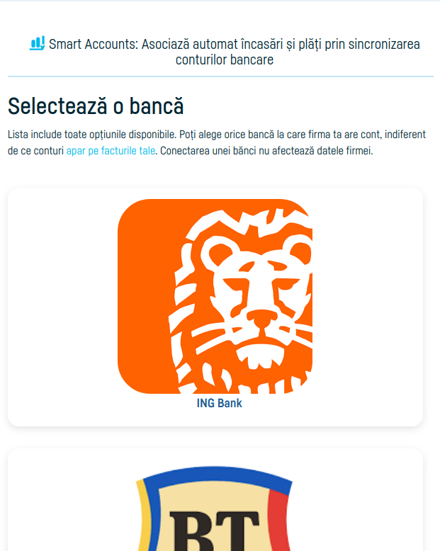 Cum conectezi o bancă pentru asocierea tranzacțiilor - pasul 3
