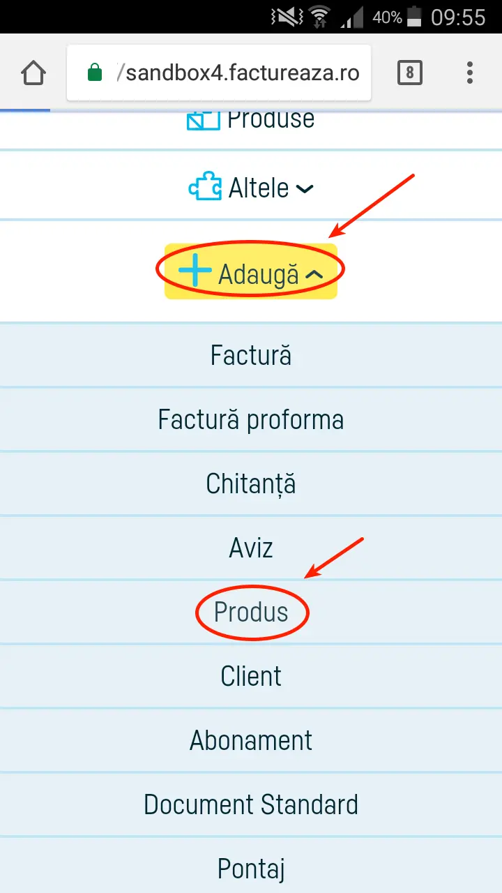 Cum introduc un produs / serviciu nou? - pasul 6