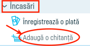 Cum adaug o chitanță? - pasul 3