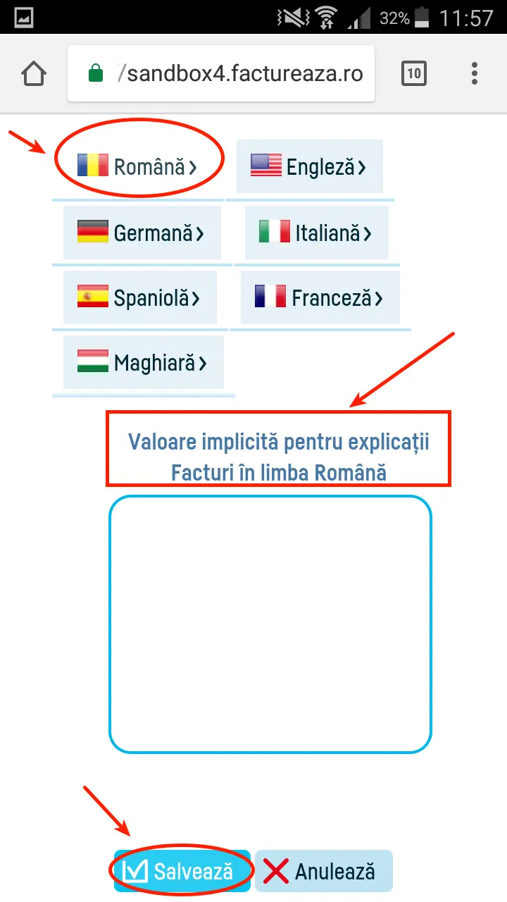 Cum pot adăuga emitentul pe factură? - pasul 6