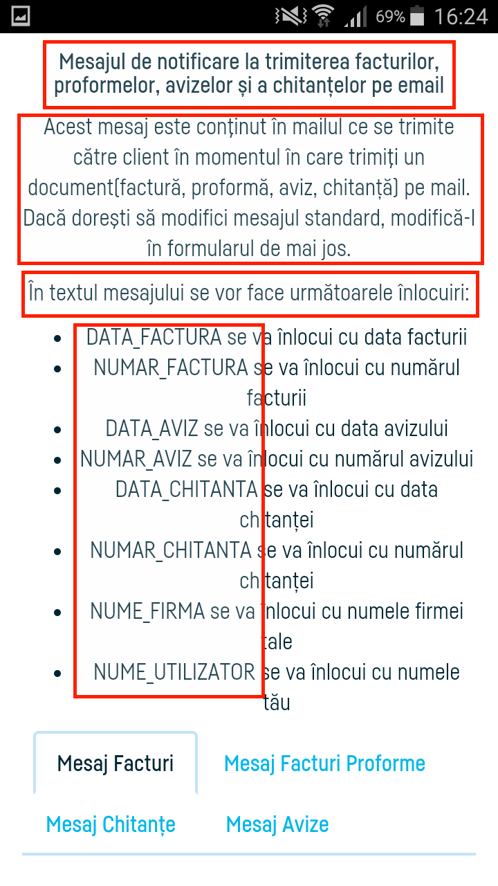 Cum definesc mesajele la trimiterea pe e-mail? - pasul 3