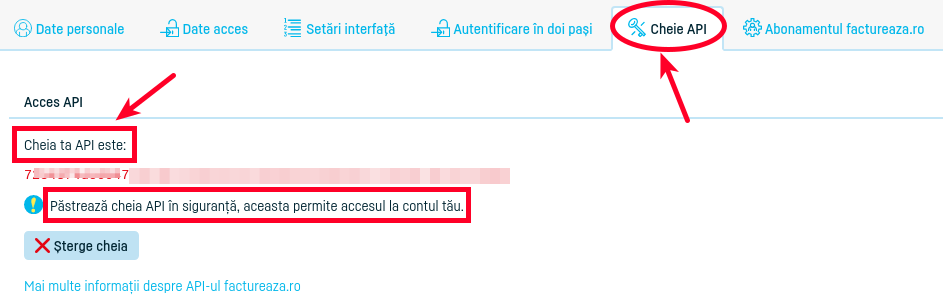 Cum fac legătura între conturile mai multor firme? - pasul 4